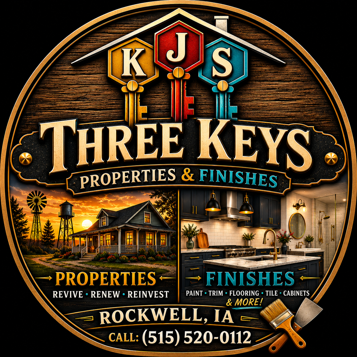 Three Keys Properties and Finishes