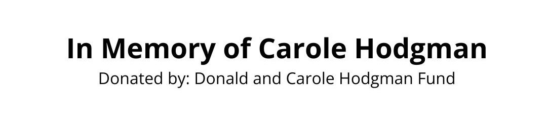 In Memory of Carole Hodgman