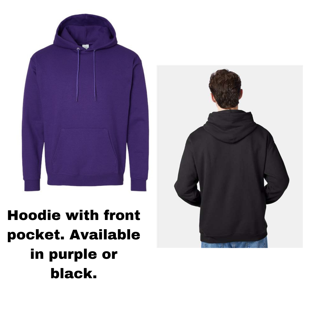 Item 03 • HOODIE, Purple or Black