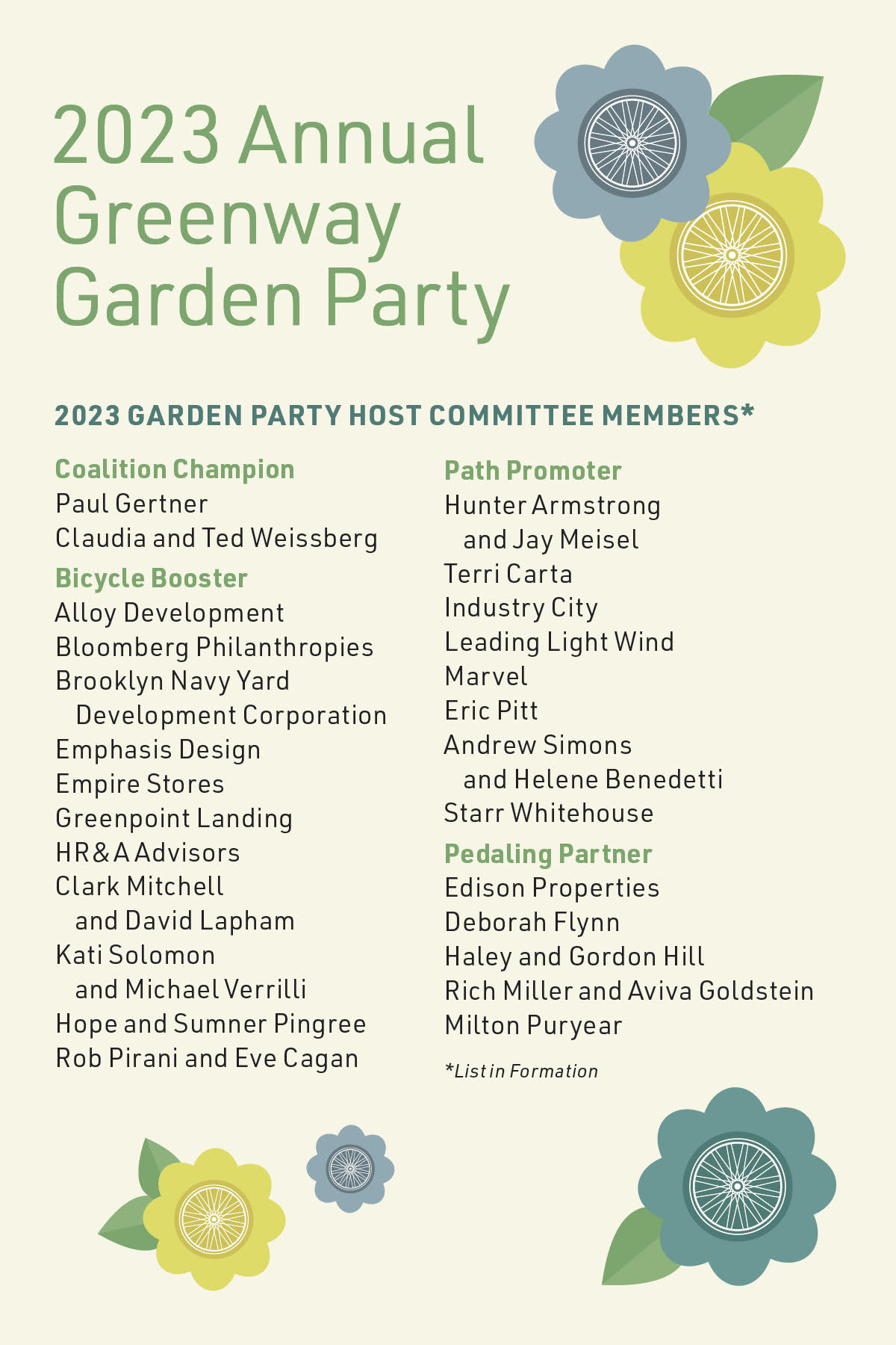 Host Committee members