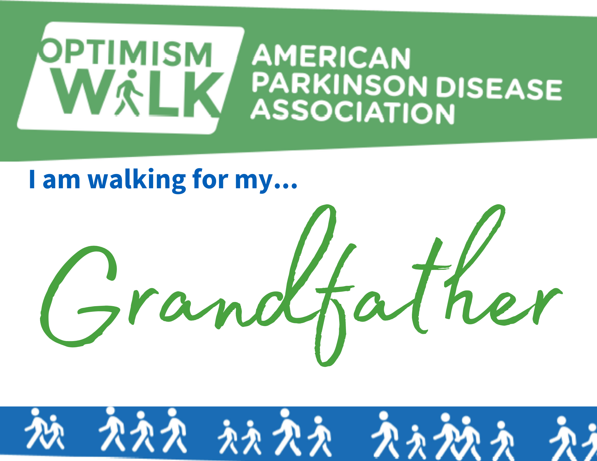 I am Walking for My Grandfather