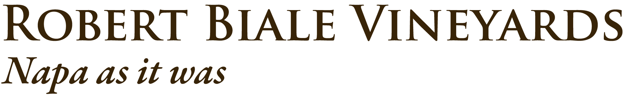 Robert Biale Vineyards 