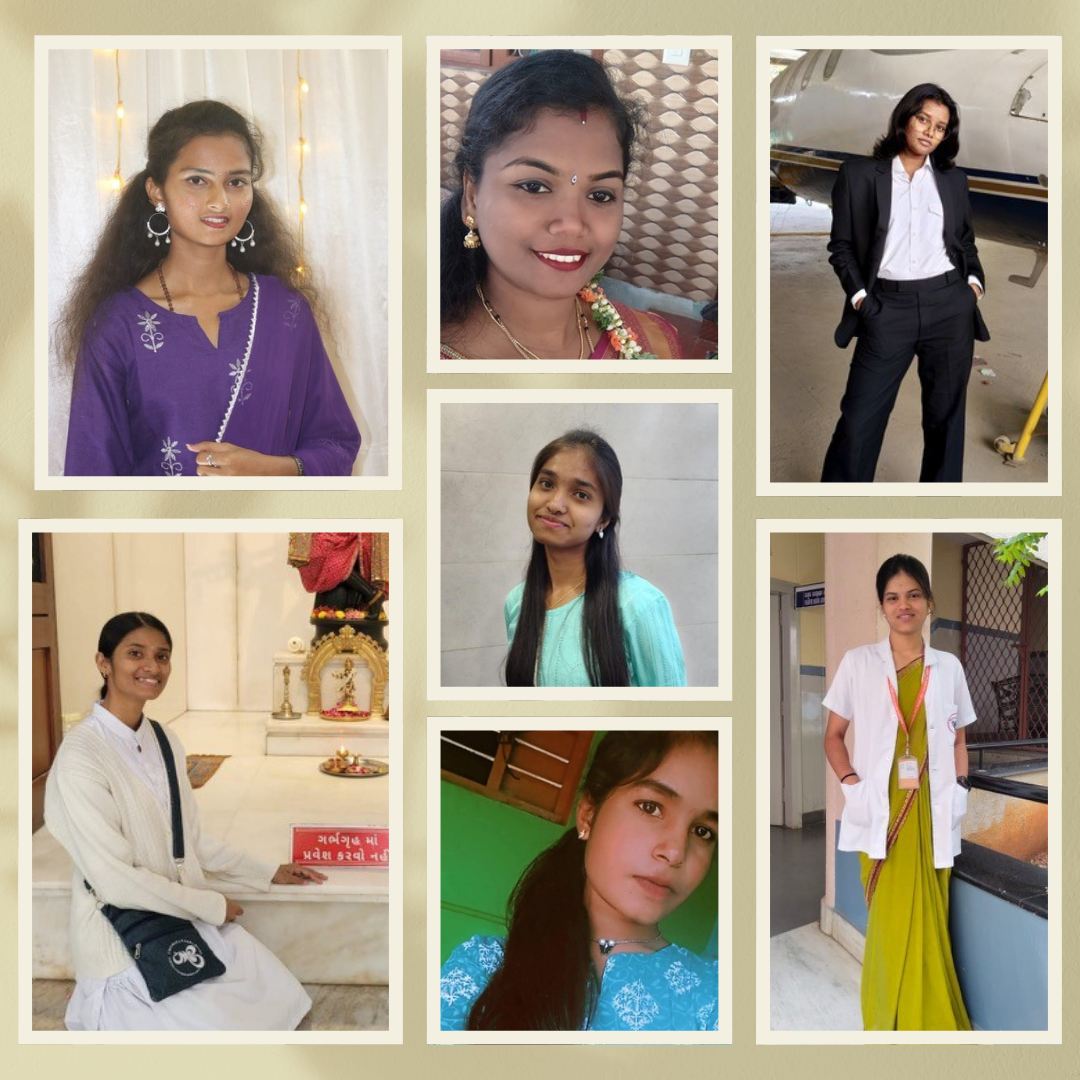 SHE scholarship students and graduates