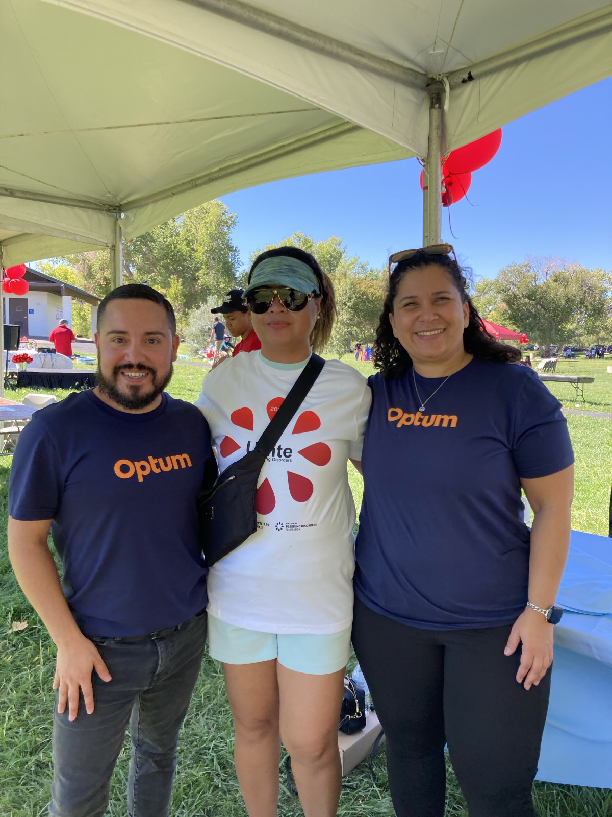 Rodney, Roma & Maureen Supporting the Community Together