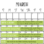 March Fundraising Challenges