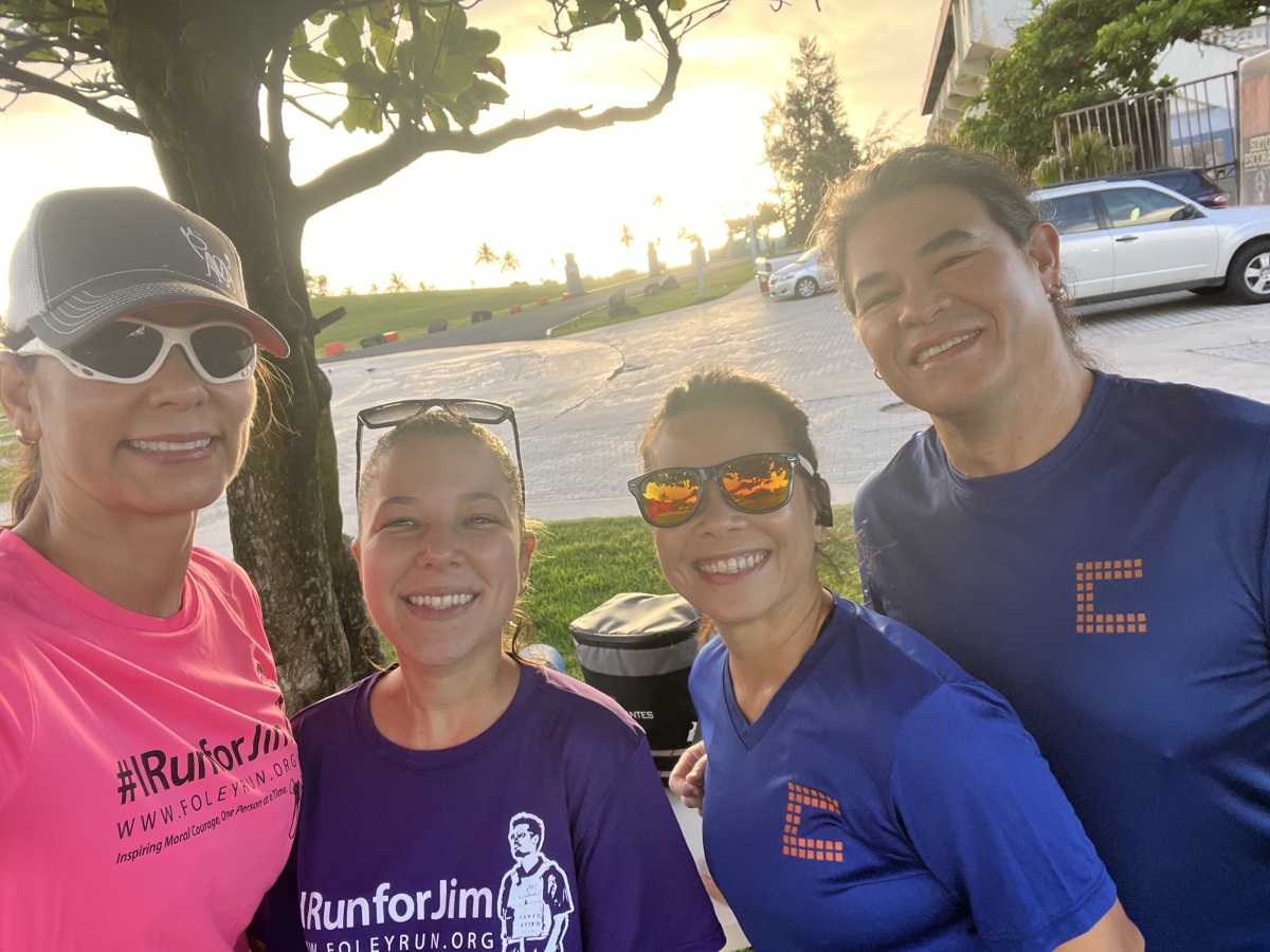 SUN always shining for James Foley Freedom Run!