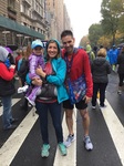 Stella cheering on Dad at the NYC Marathon!