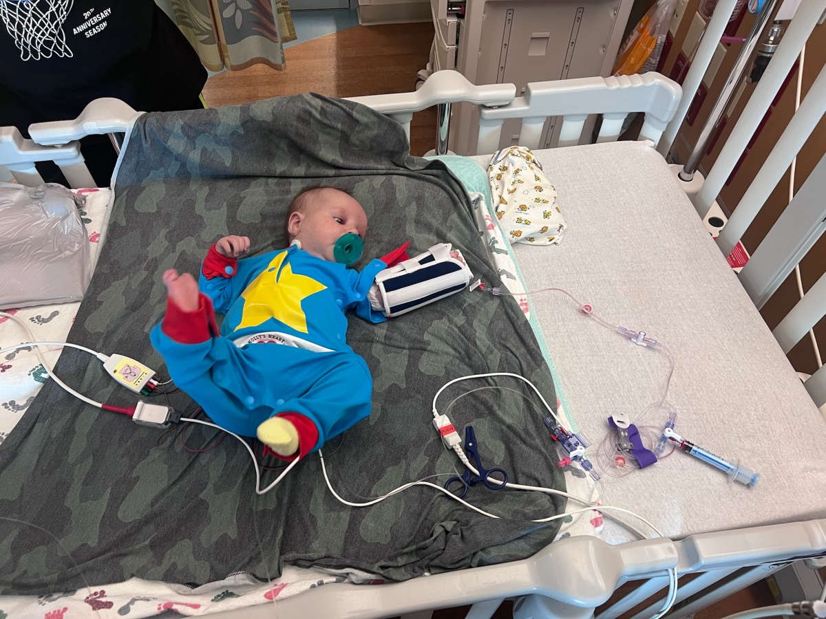 Our little superhero