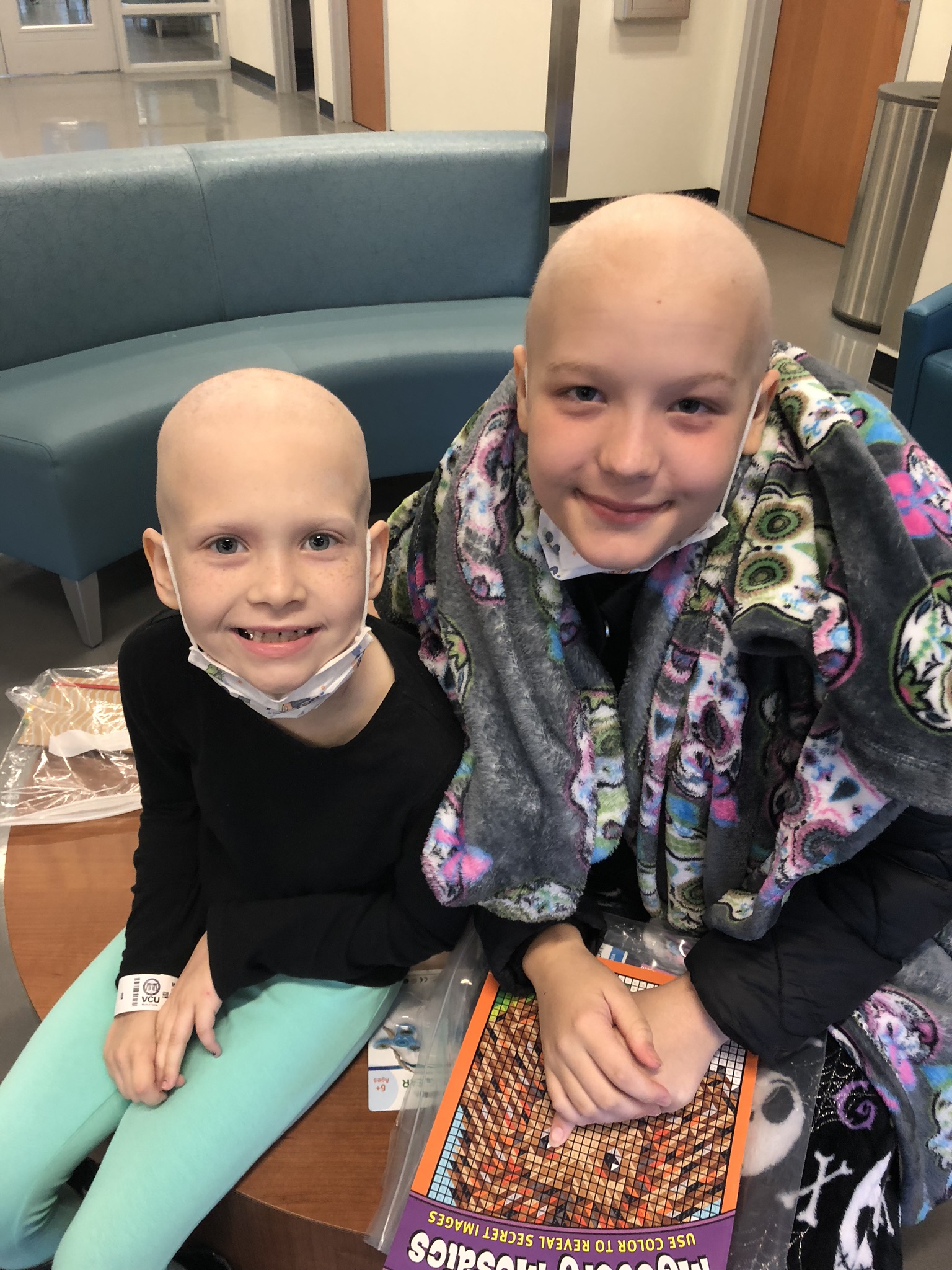 Madison & best chemo buddy, Peyton!