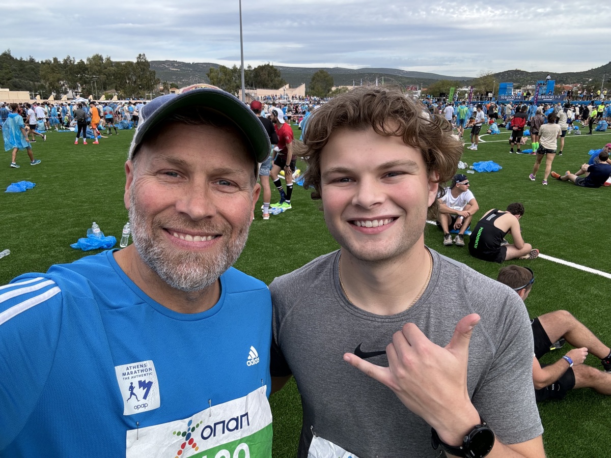 Athen's Marathon 2023 (Zac's very first marathon!)