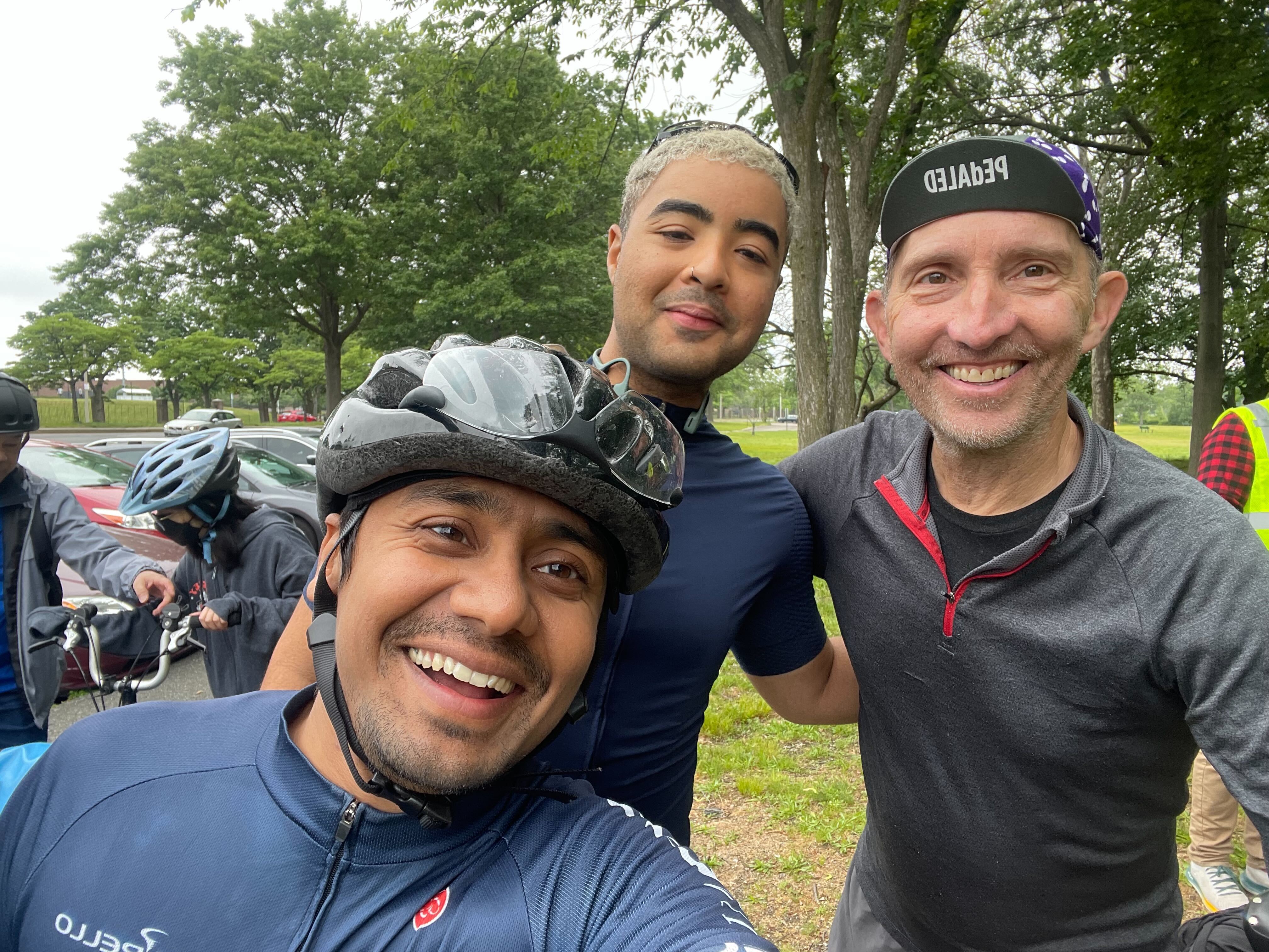 Always Nice Bumping into Bostrealers After the Ride