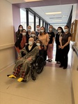 My dad and his team the day he was discharged
