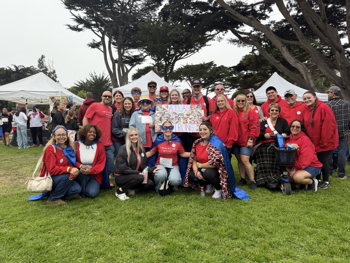 Our first Heart Walk for Atlas last year!