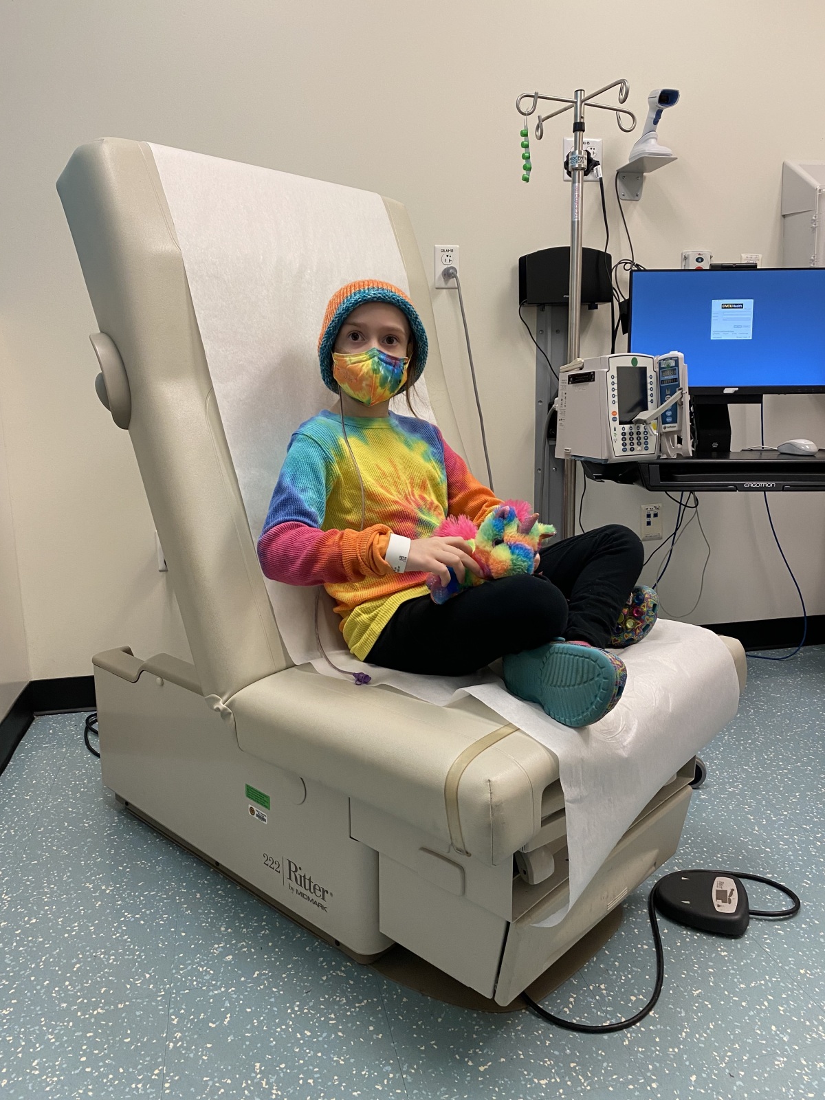 Colorful tie dye for lab days