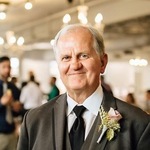 A happy guy on his daughter's wedding day