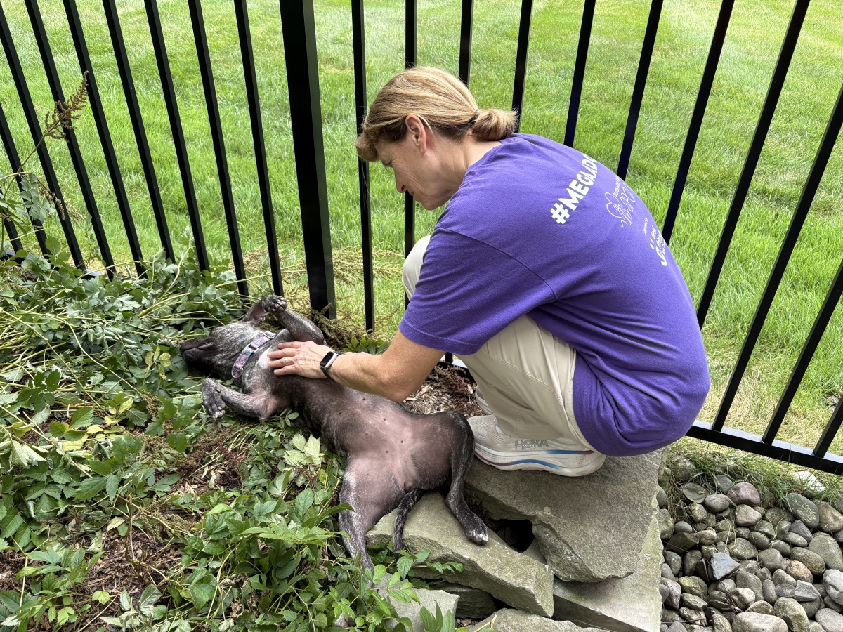 Belly Rubs in the Garden