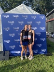 Boston 10k Run for Women with my Chicago Marathon partner and favorite running buddy, Emma!