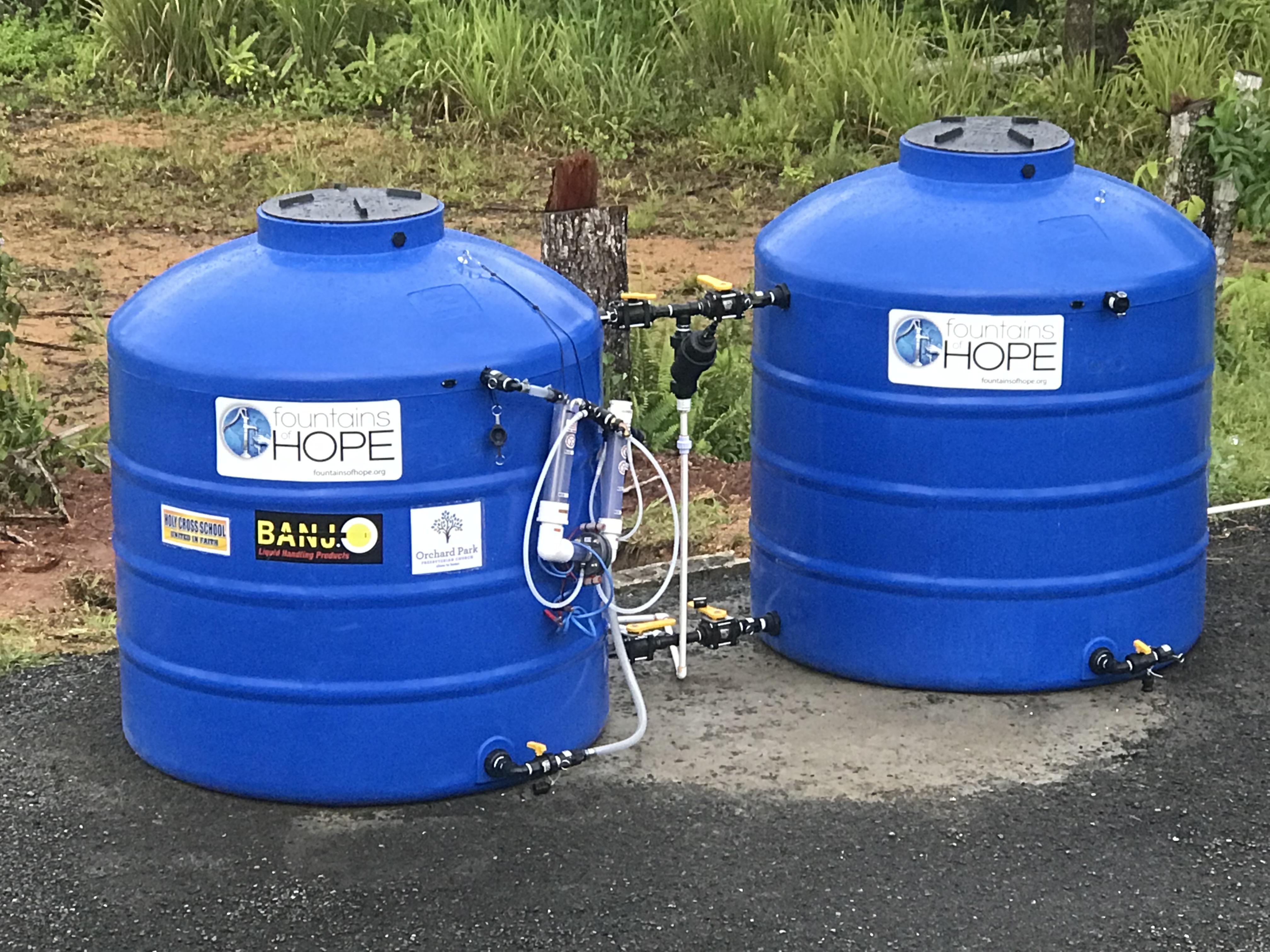 Fountains of Hope Two-Tank Water Purifier System