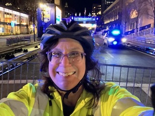 Marathon Finish line midnight ride 2025