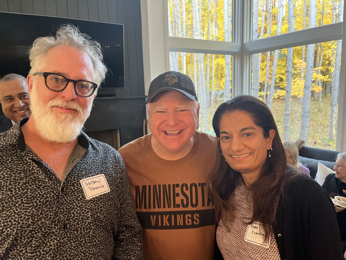 talking to Gov. Walz about SCI research