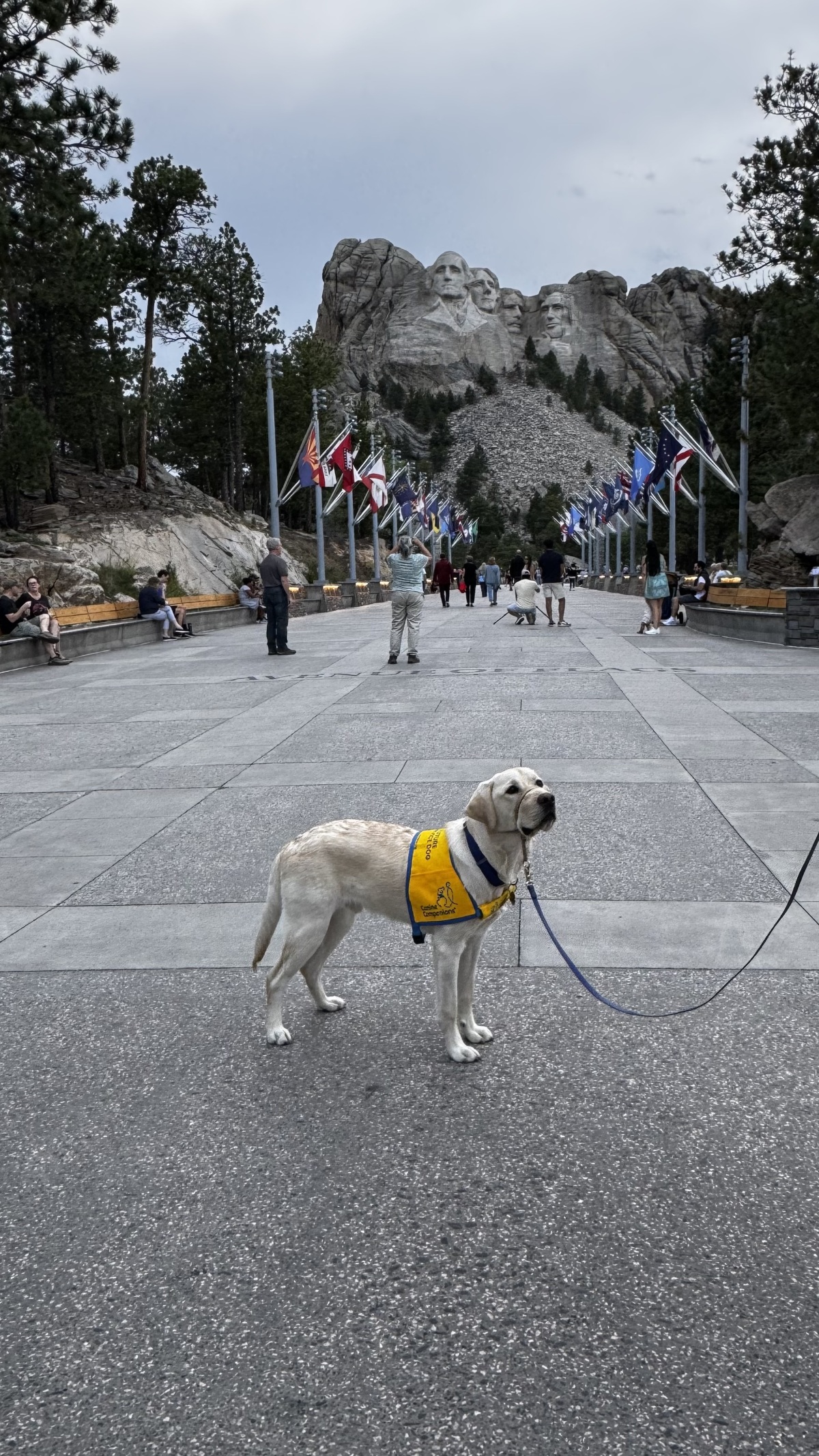 Maurice visiting Mount Rushmore!