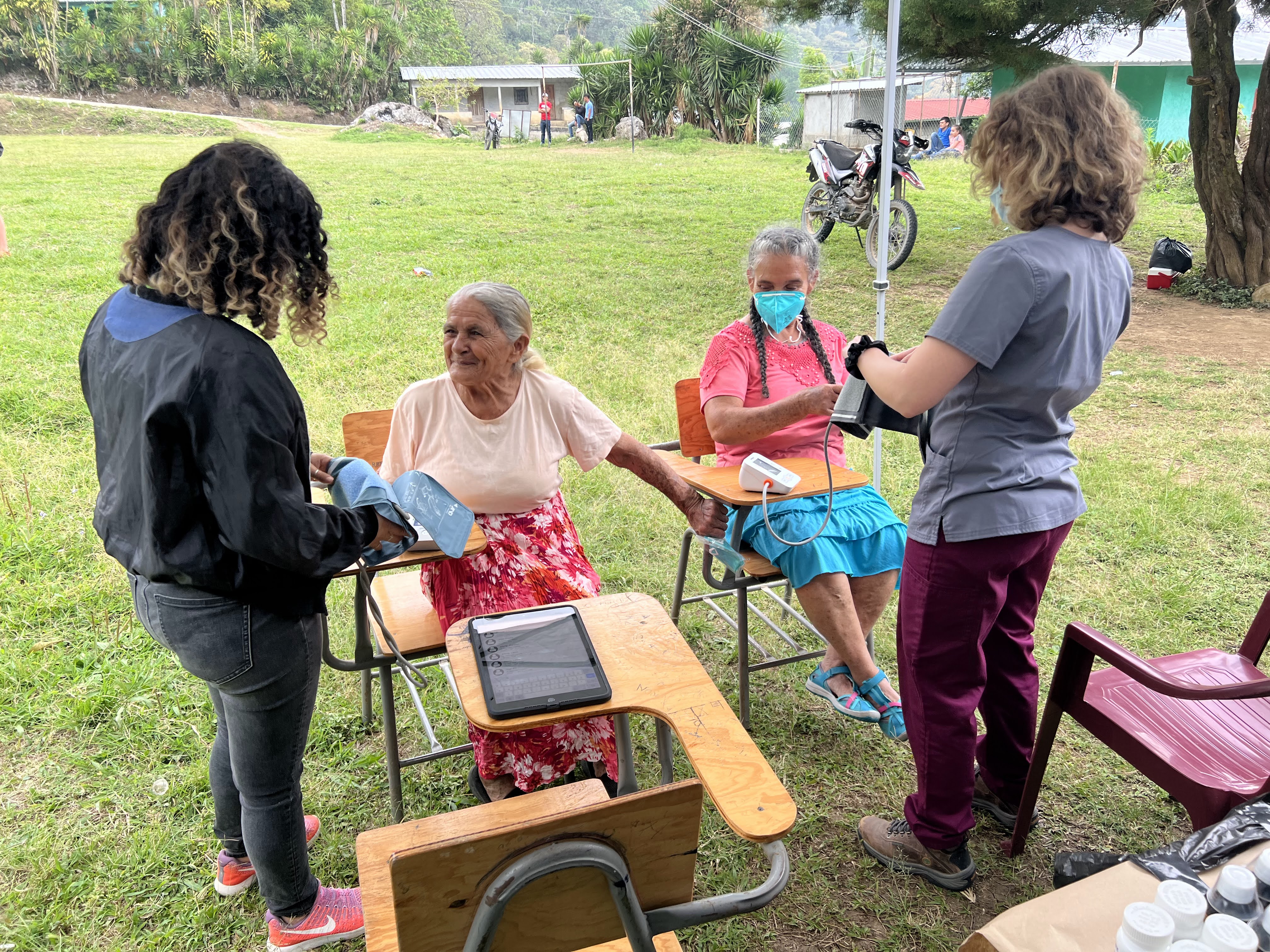 Blood Pressure, Vitamins, and Anti-Parasite Medication Station