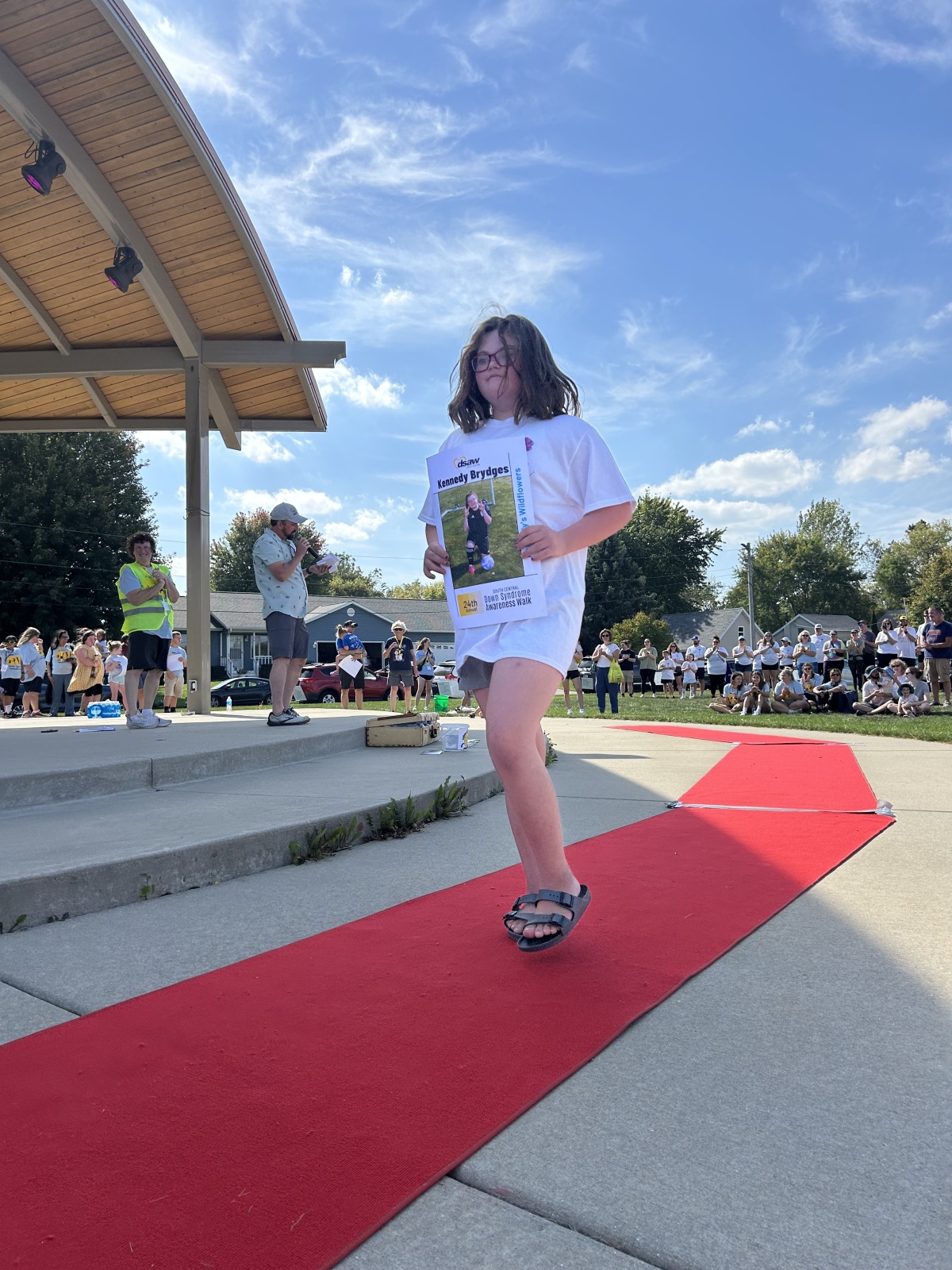 Kennedy on the Red Carpet Walk! 
