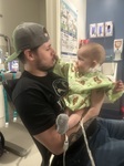 First time getting to hold after 2nd surgery