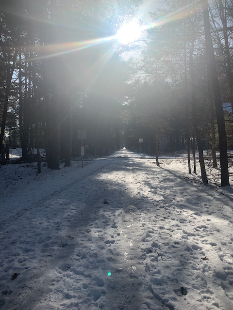 Riding year round can be challenging, but also peaceful & serene