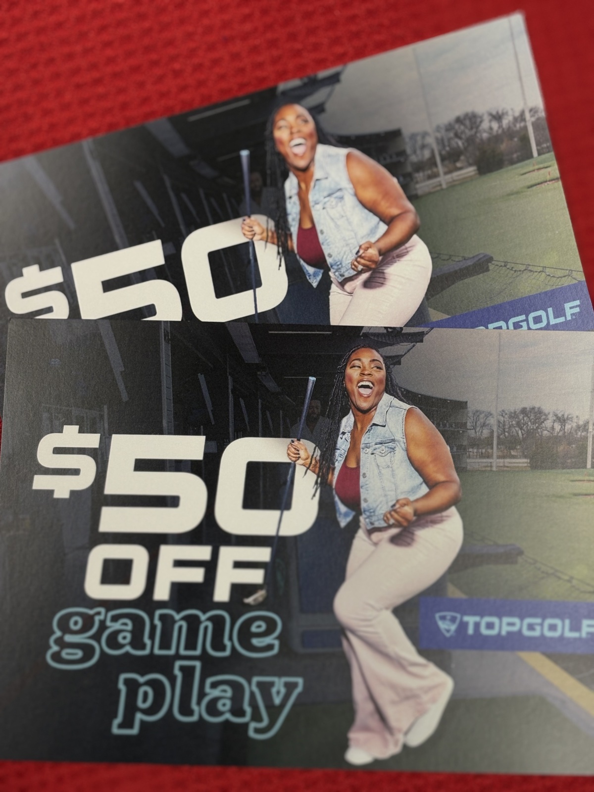 Top Golf $50.00 Game Play