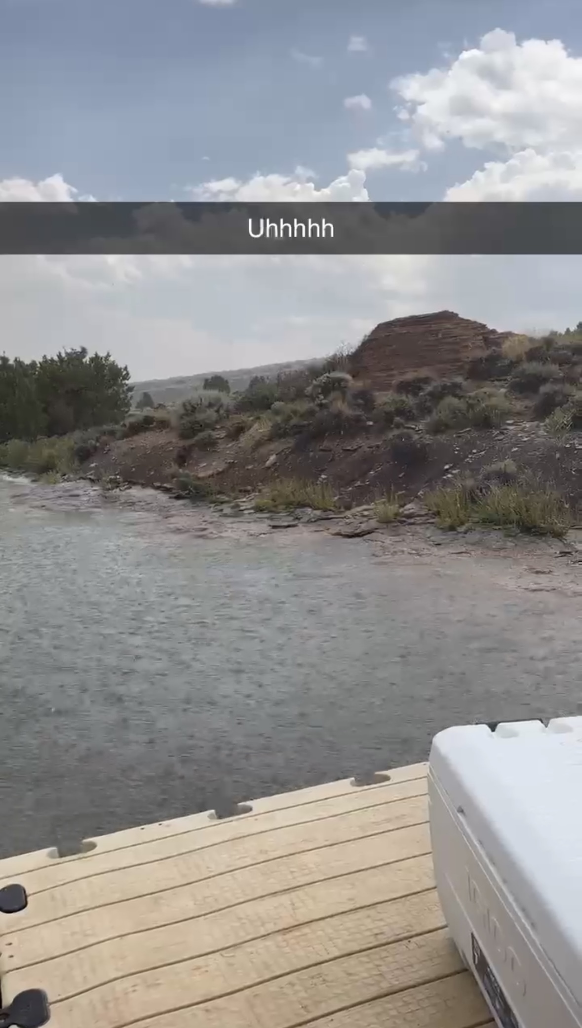 Just a little wet...