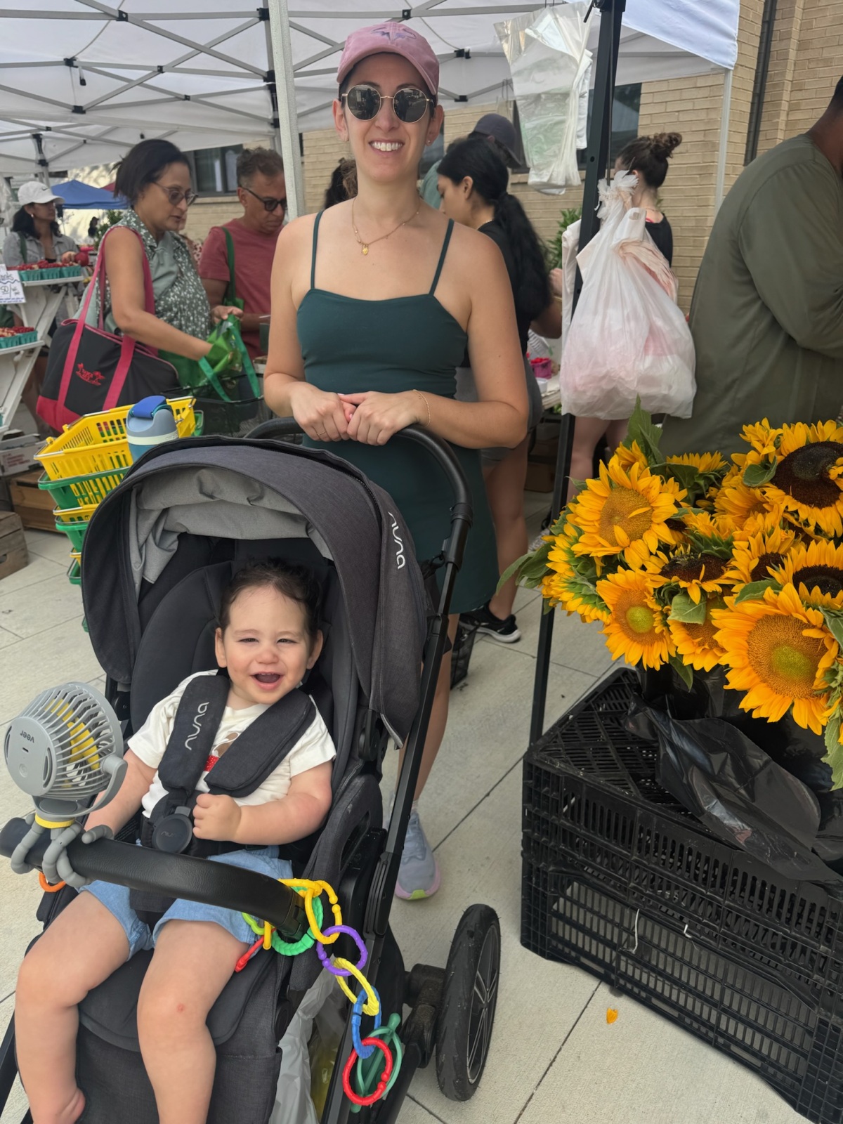 Stoping to smell the flowers!