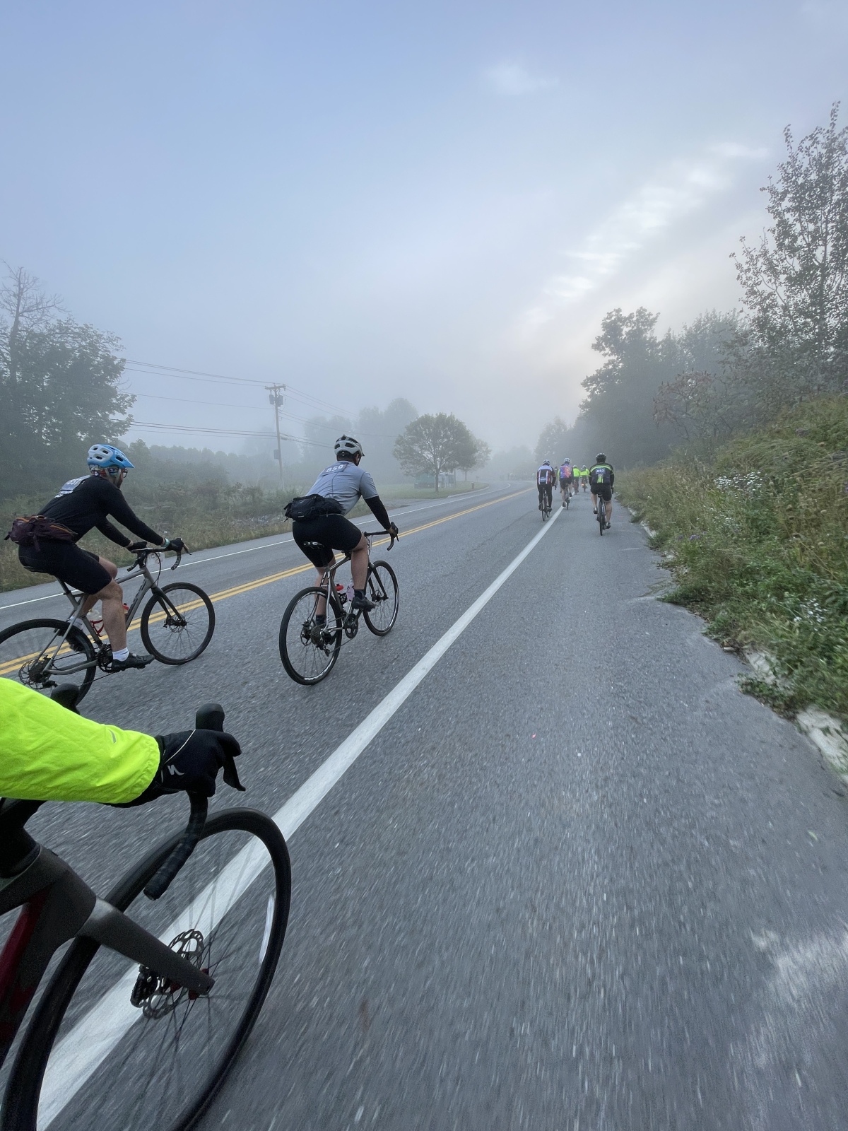 Foggy start