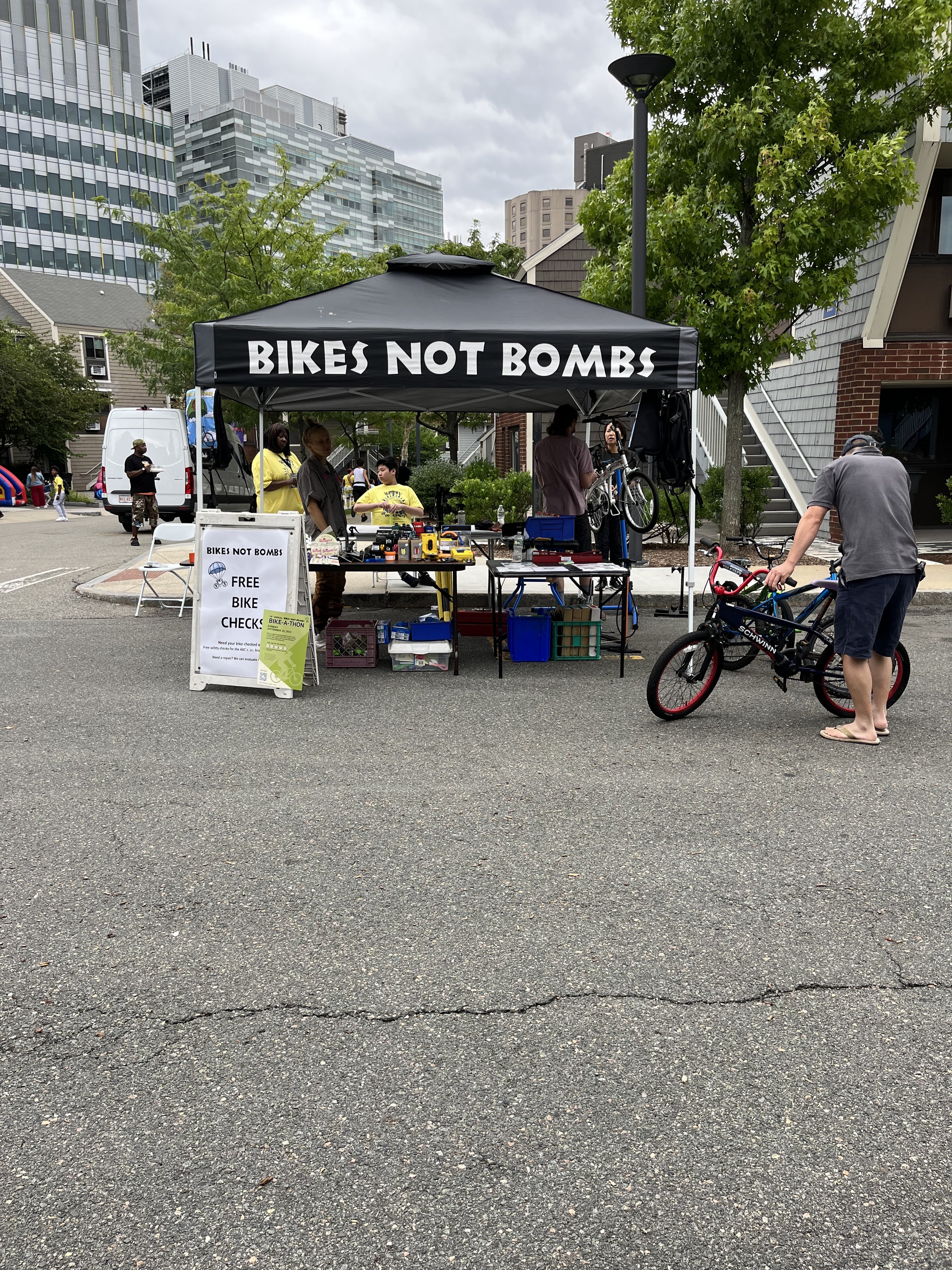 Chain Reaction at our block party!