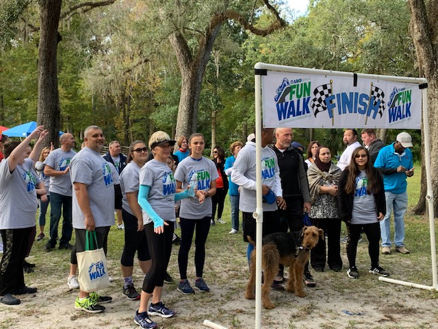 Fun Walk Start/Finish Line!