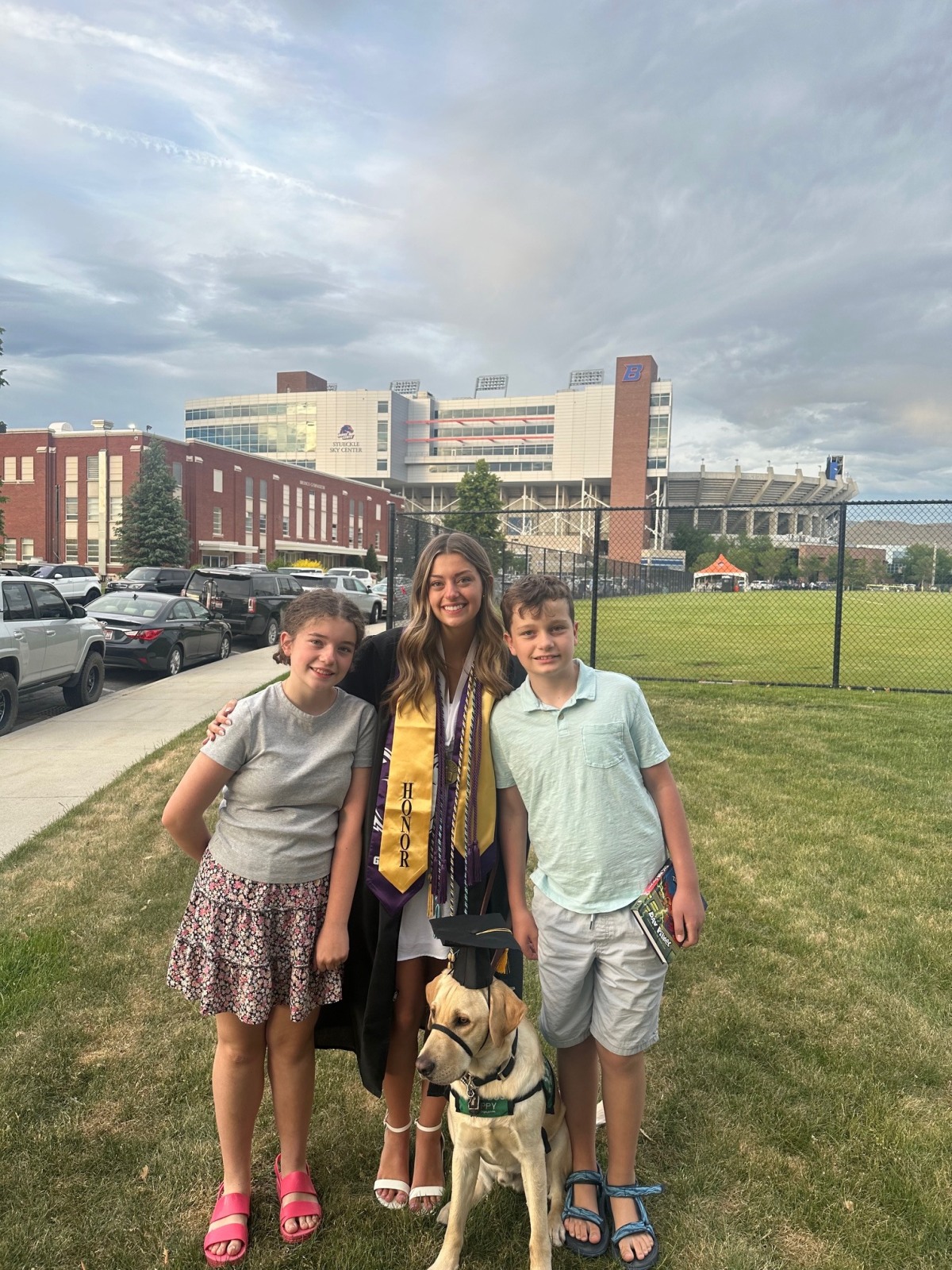 I graduated in 2024! I am a volunteer for Guide Dogs for the Blind and walked with a dog-in training named Pax!