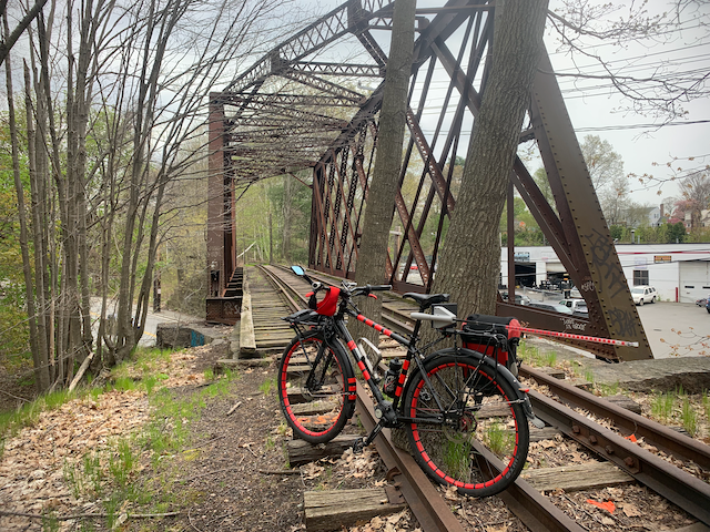 Sketchy abandoned RR bridge!