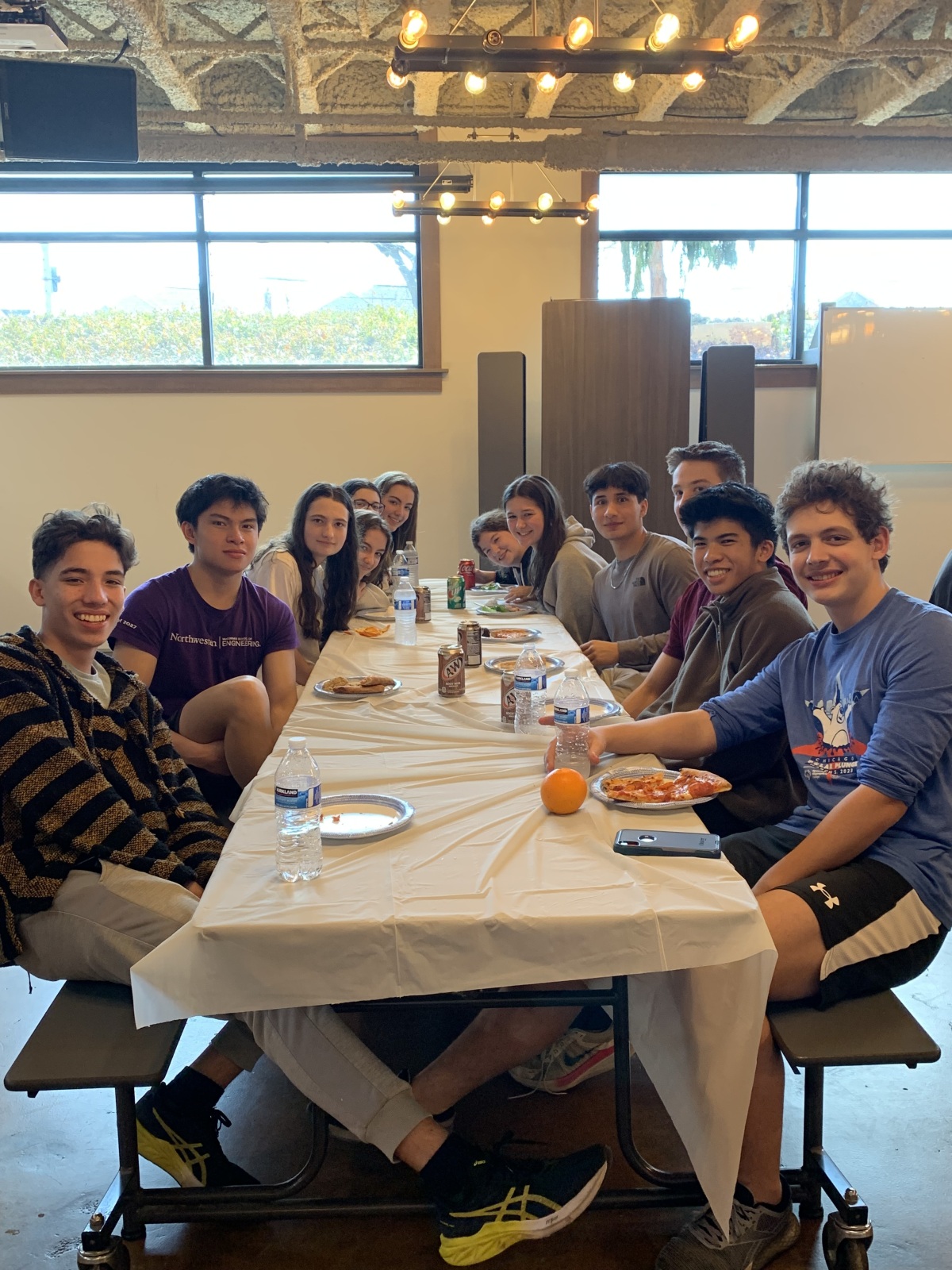 fun and fellowship during lunch!