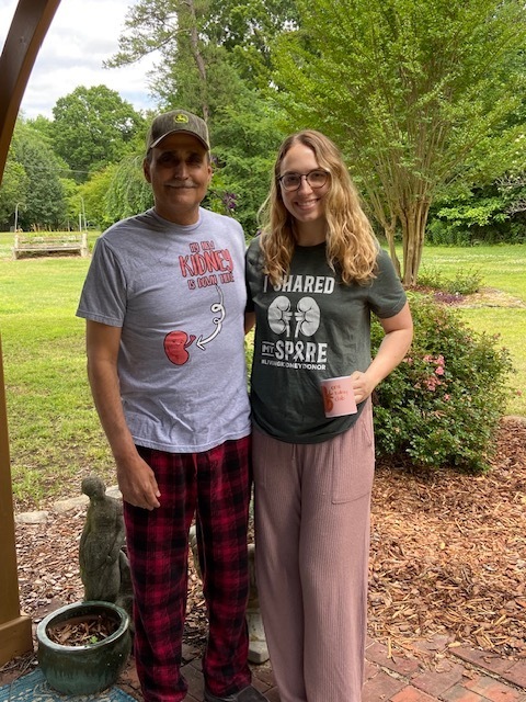 Fun kidney swag gifted to us post-surgery