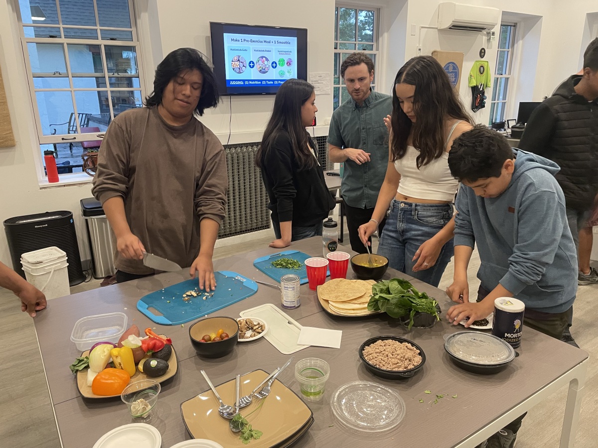 Students Participating in a Sport Nutrition Class