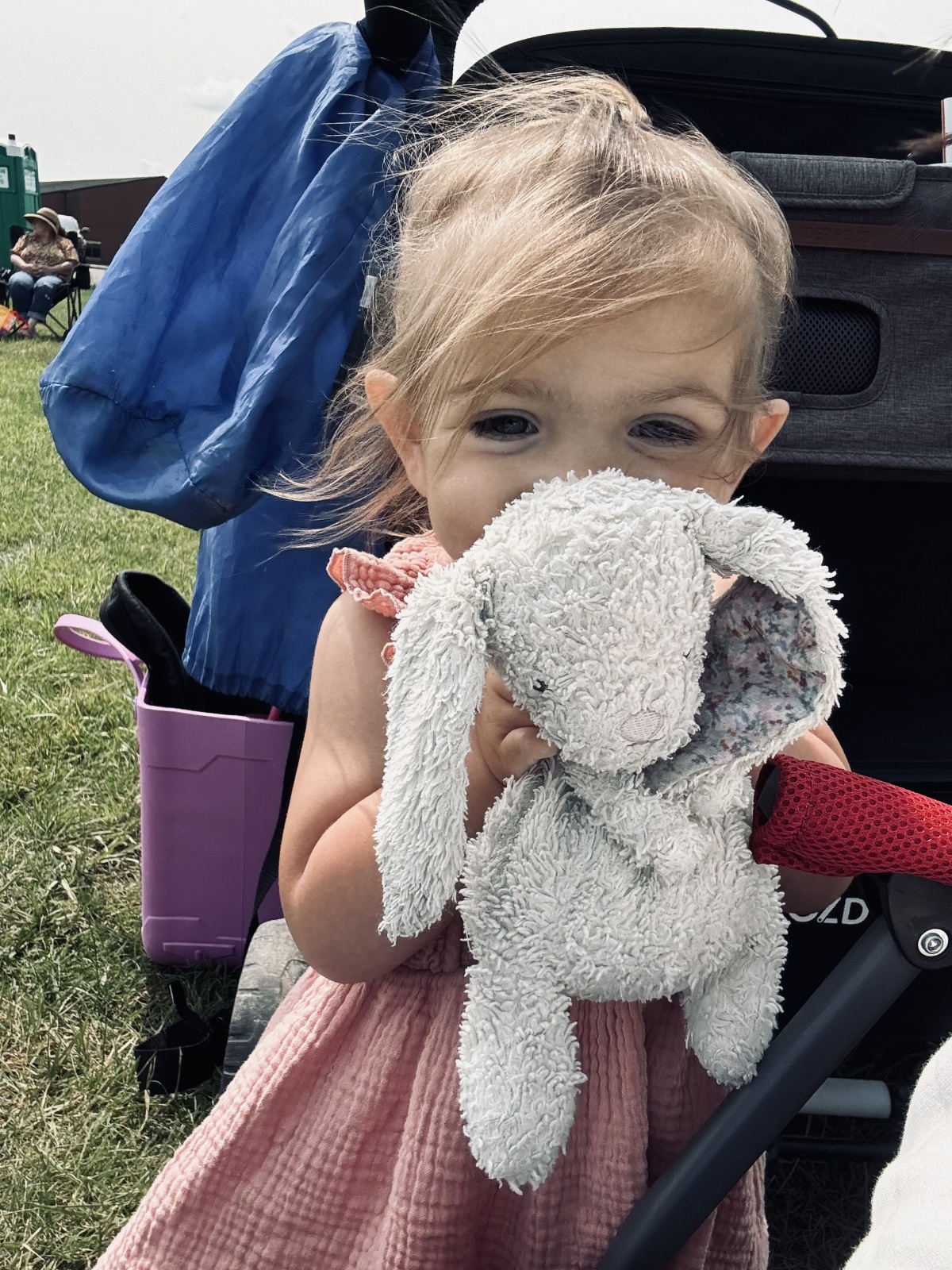 Katie and her bunny