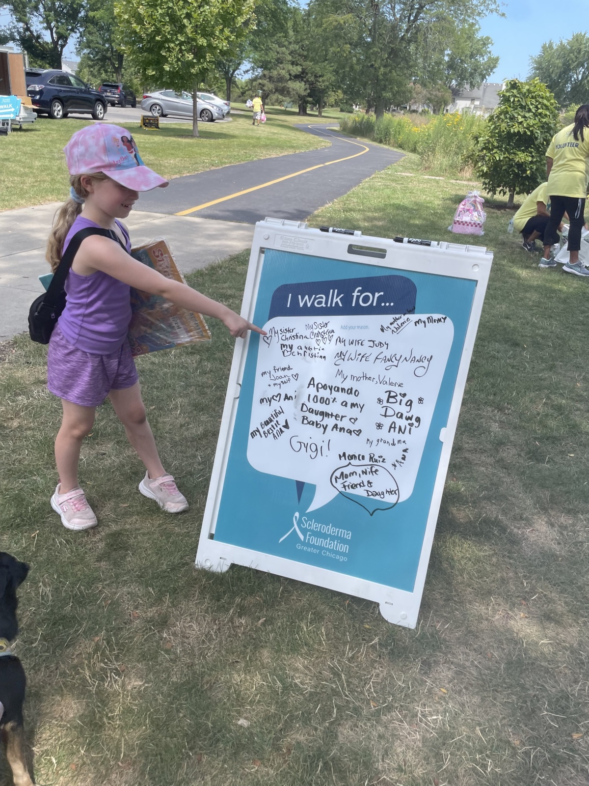 Who do you walk for?