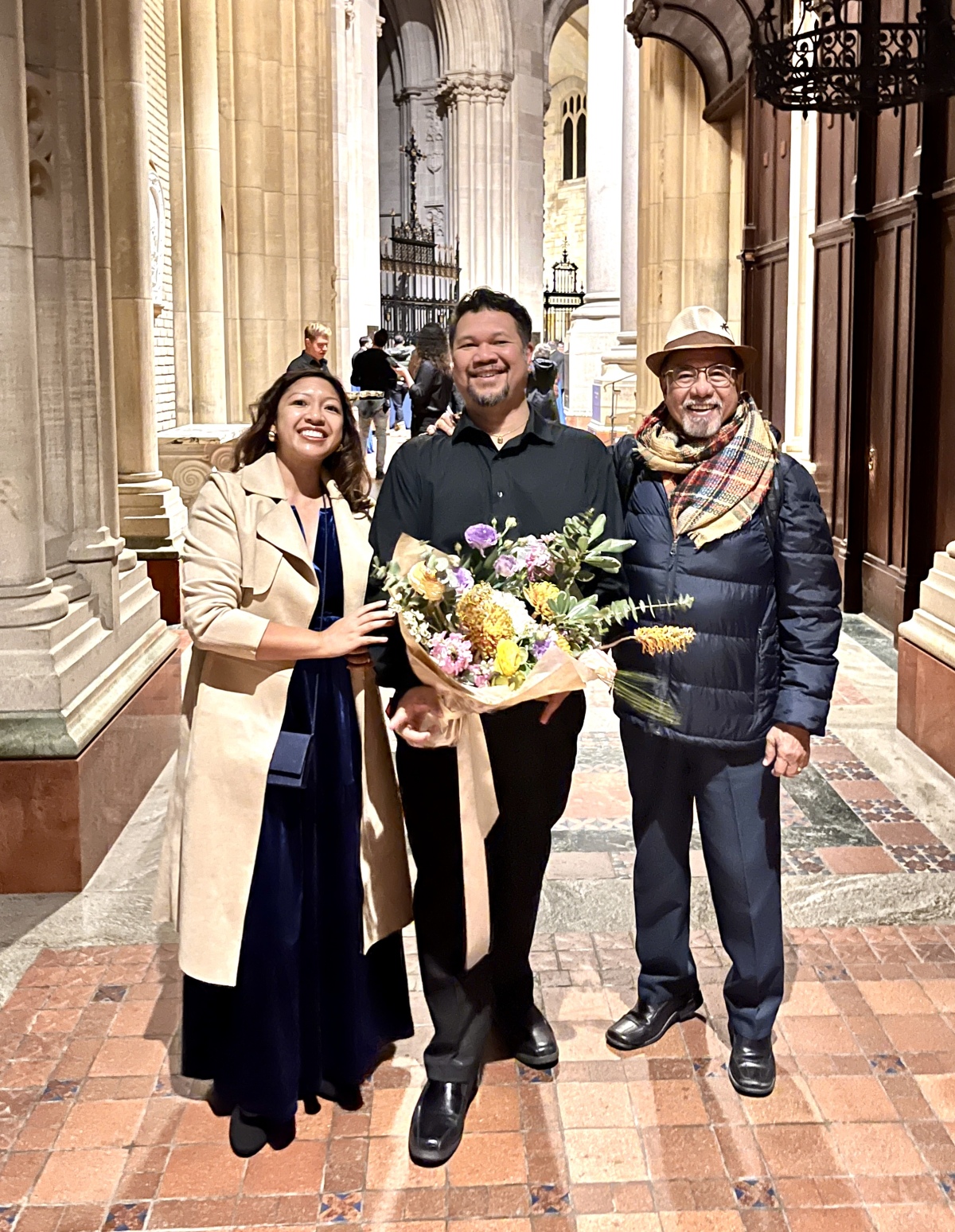 After the performance at St John the Divine