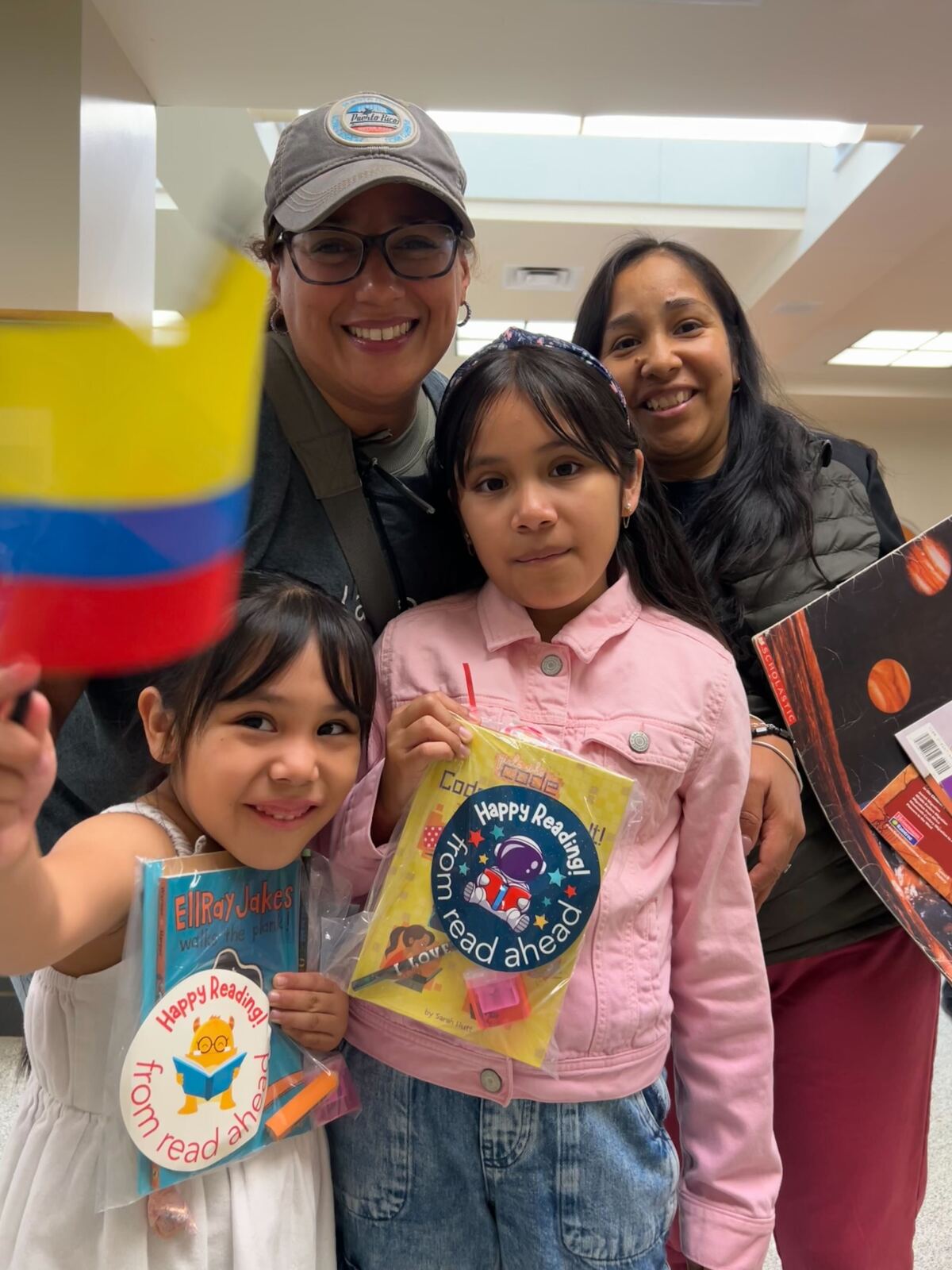 Book donation at P.S. 92
