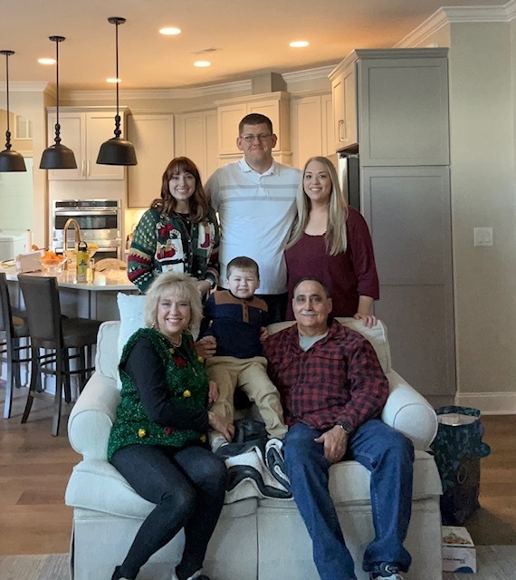 Parents, sister, brother-in-law, and nephew