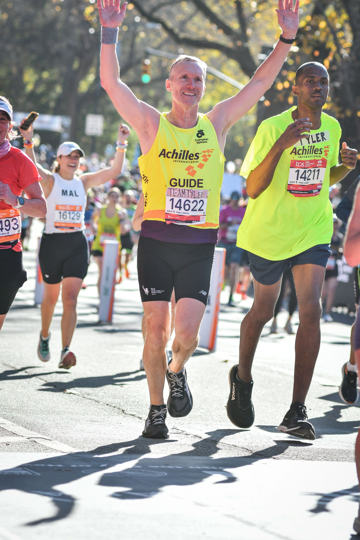 Tyler at the 2024 NYC Marathon