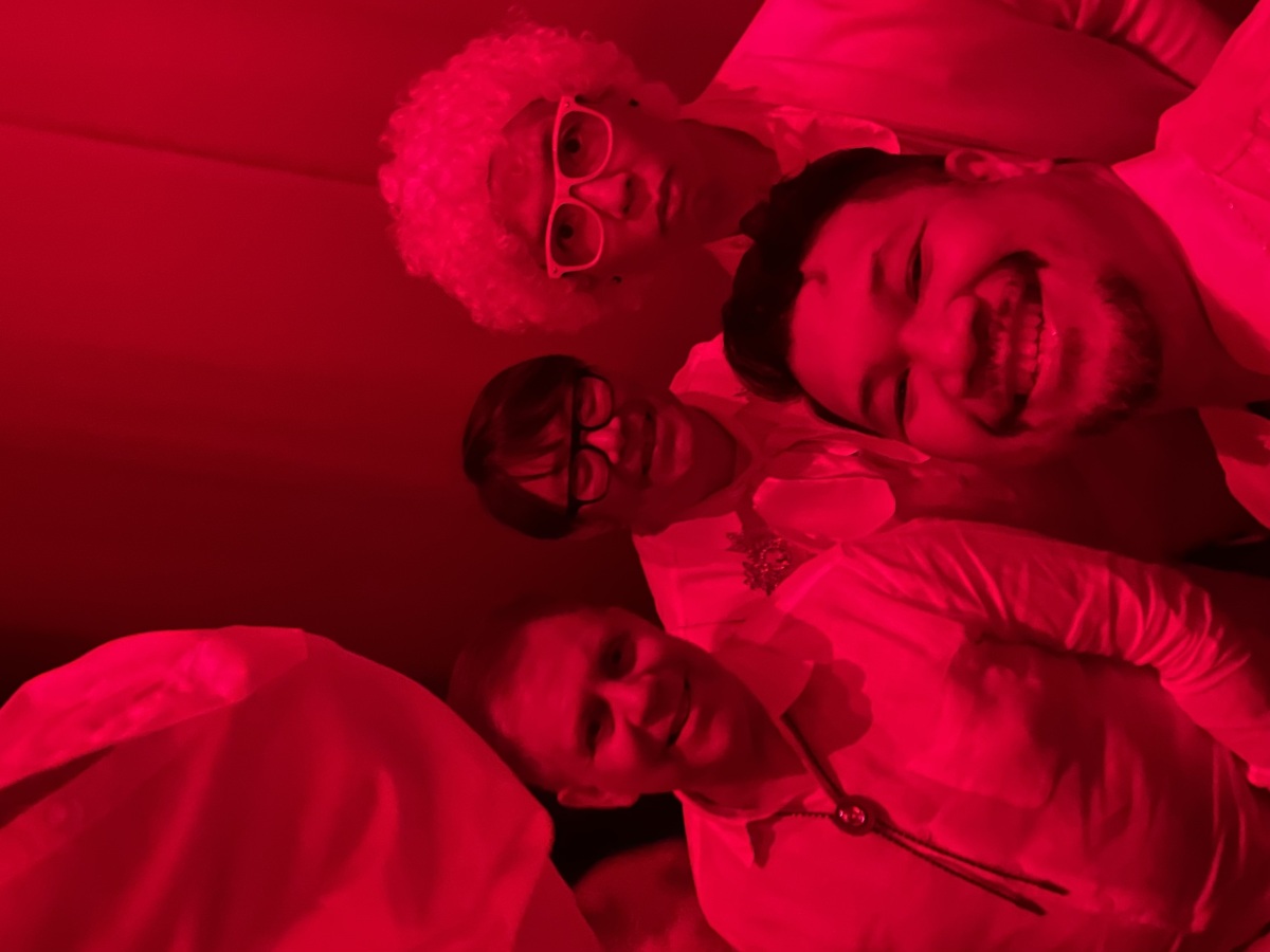 BTS before the curtain goes up