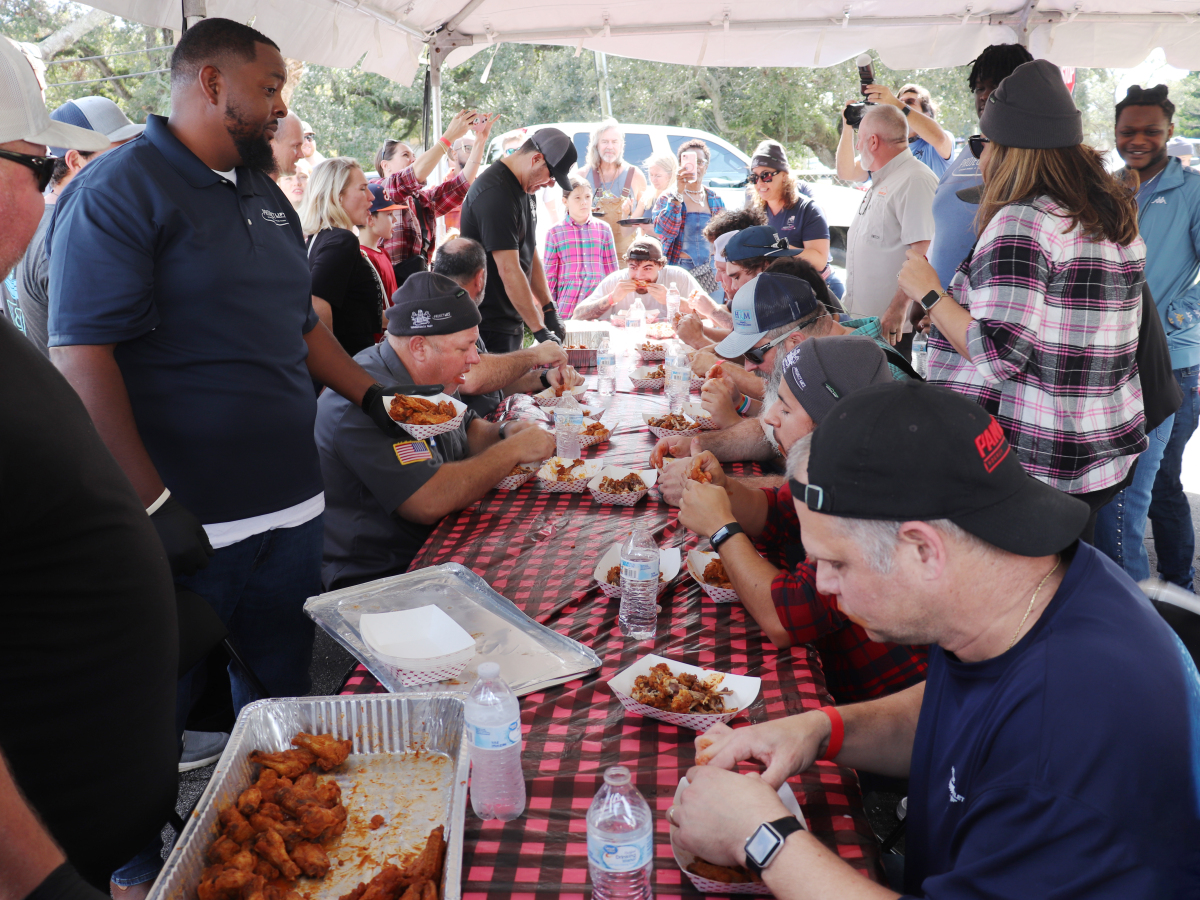 Do you have what it takes to win the Chicken Wing Eating Contest?