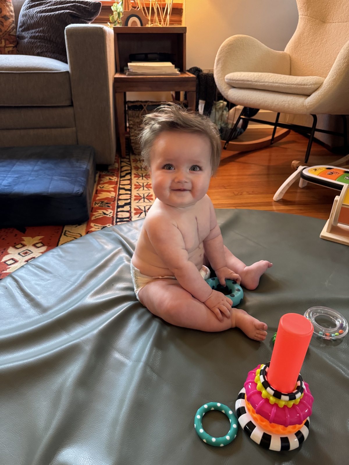 Rory really bulked up in the months after surgery, which shows just how much more efficient his repaired heart is!