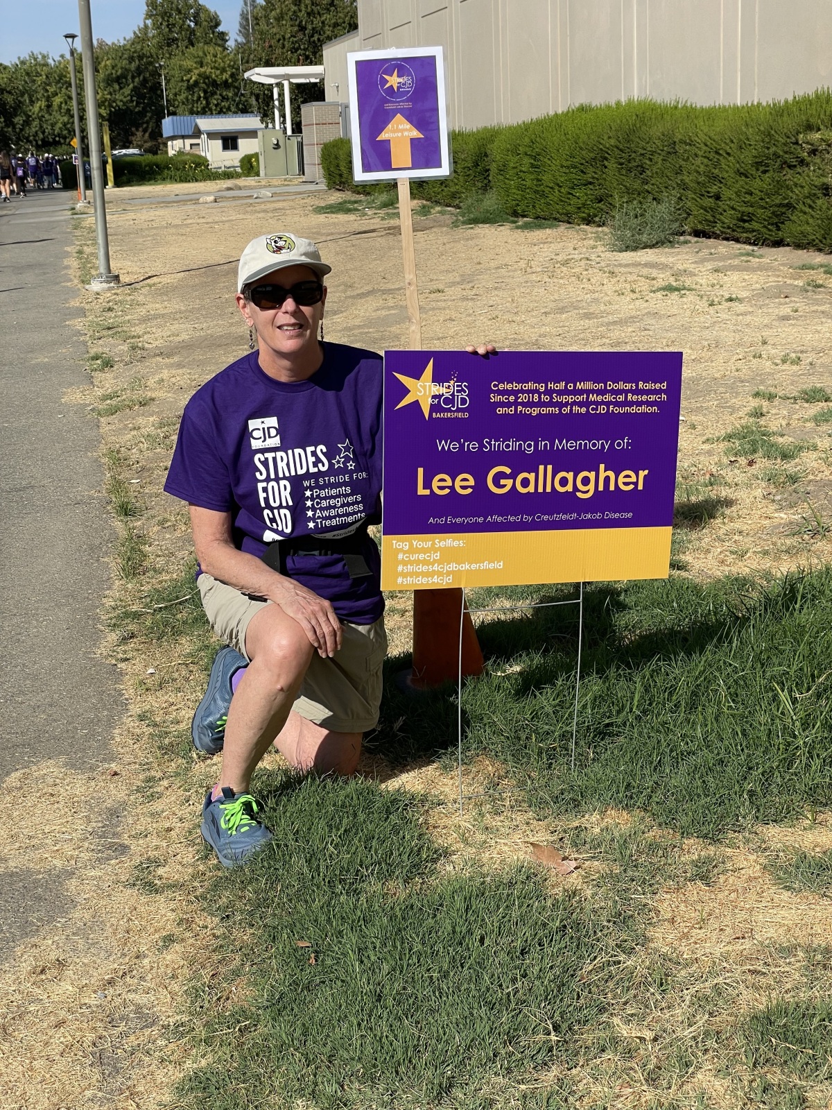 Donna and Strides in Honor of Lee Gallagher